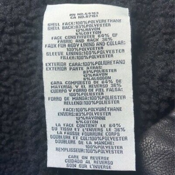 COPY - NEW Levi's Vegan Leather Sherpa Trucker Jacket M - Picture 8 of 8